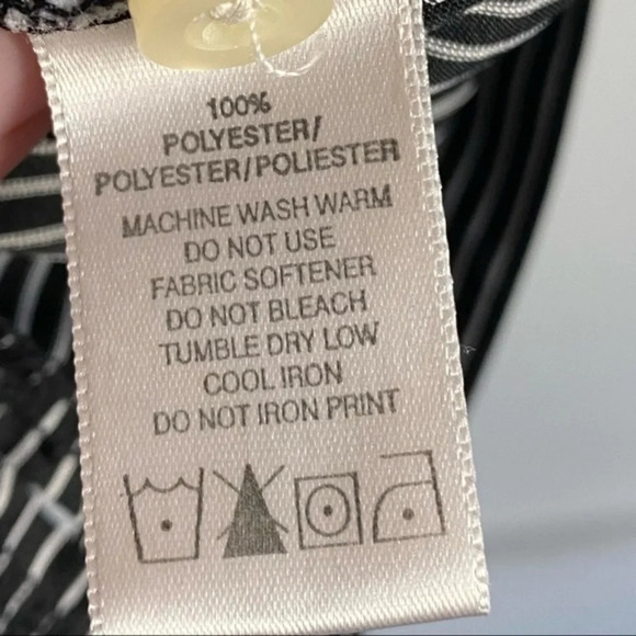 Page & Tuttle • Black White Striped Golf Polo - Picture 4 of 4